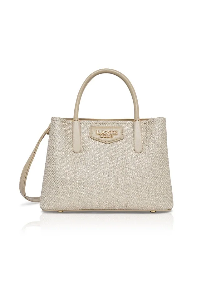 لافي حقيبة نسائية فاخرة بيج بثلاثة جيوب